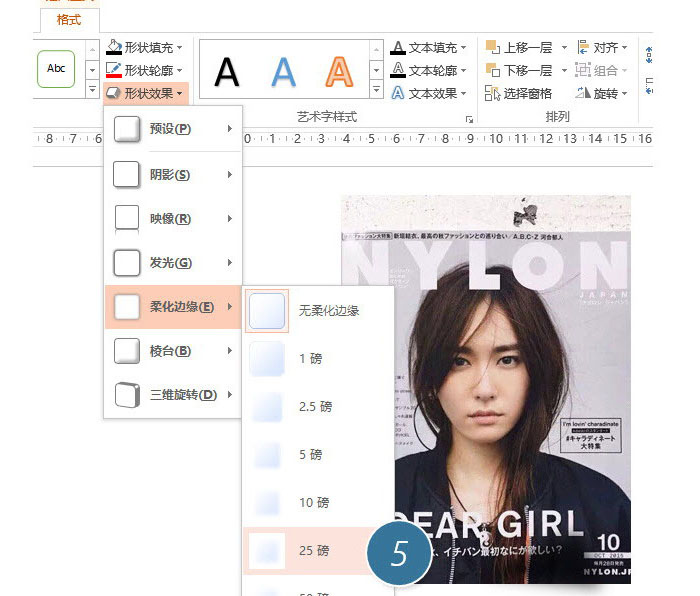 PPT制作出有設(shè)計感圖片陰影效果具體操作步驟