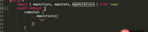 javascript - vuex ...mapActions 報(bào)錯(cuò)