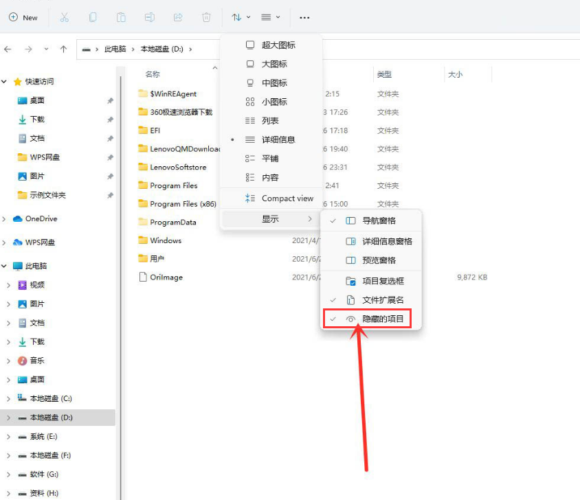 Windows11隱秘項目查看教程分享