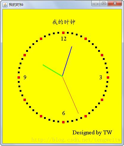 Matlab及Java實(shí)現(xiàn)小時鐘效果