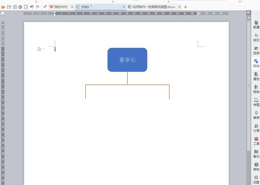 wps繪制出一個(gè)樹根流程圖具體操作流程