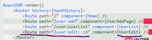 javascript - [多圖預警]reactjs點擊某表格編輯內容，跳轉傳值this.context.router.params.id時id報錯未定義