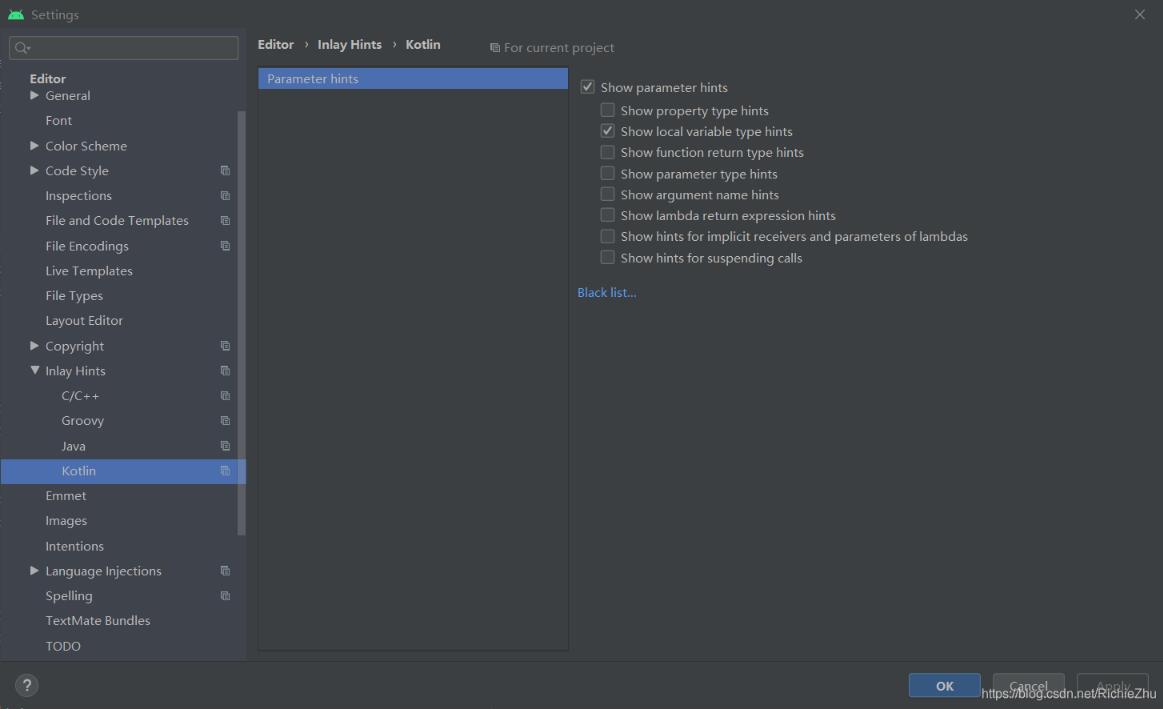 Android Studio / IDEA kotlin 顯示 var 真實(shí)類型操作