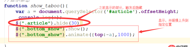 javascript - 默認(rèn)隱藏在頁(yè)面底部的元素  在單擊事件后從低端慢慢上升顯示出來(lái)？我的怎么沒(méi)有動(dòng)畫(huà)效果？