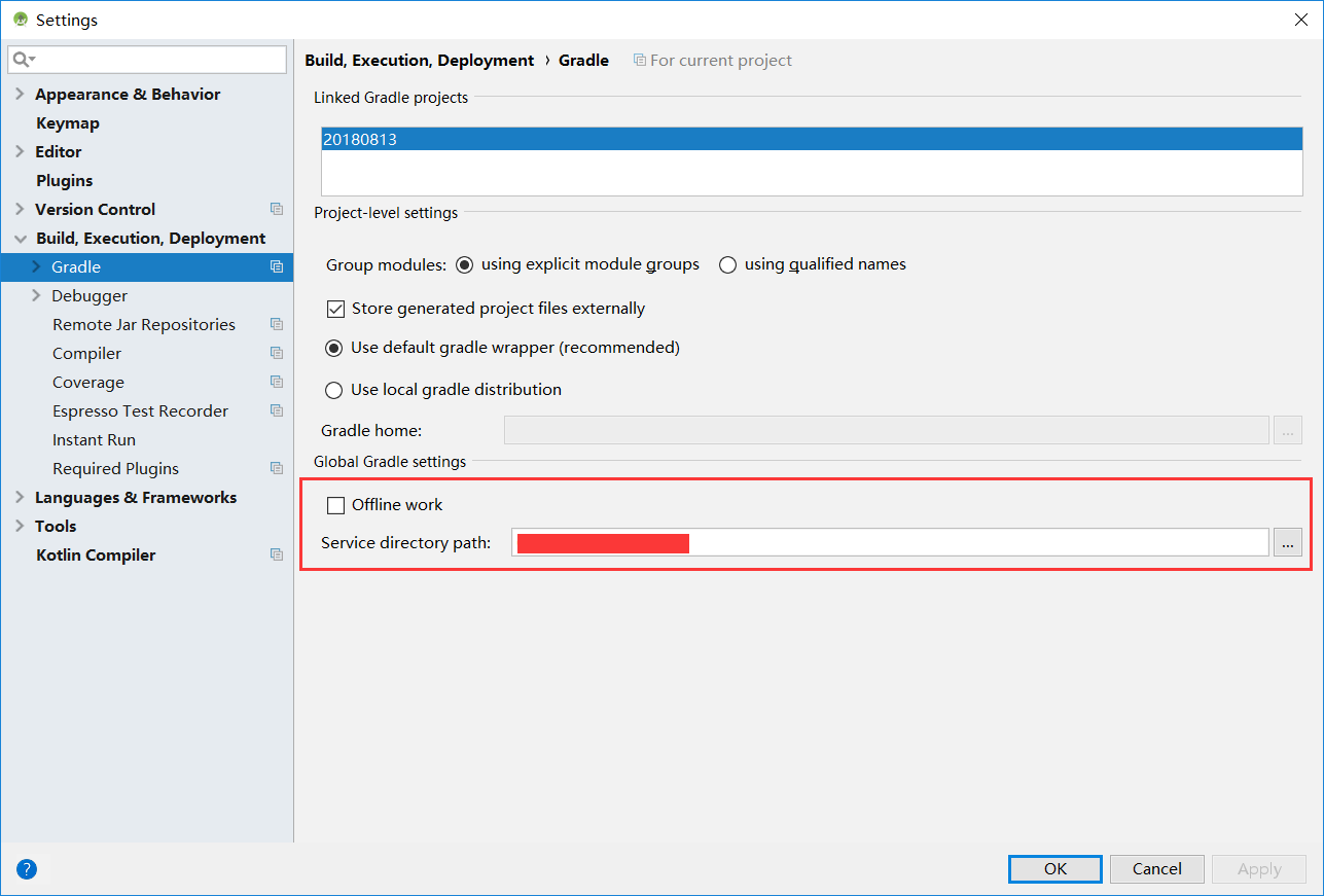 Android Studio3.6設(shè)置Gradle Offline Mode的方法