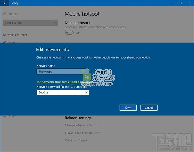 Windows 10創(chuàng)意者無(wú)線熱點(diǎn)共享怎么用