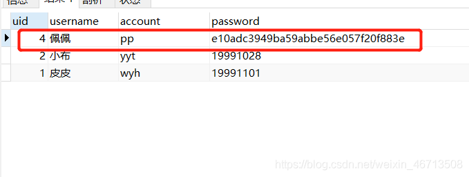 SpringBoot實(shí)現(xiàn)Mysql使用MD5進(jìn)行密碼加密的示例