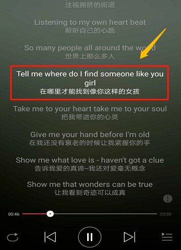 網(wǎng)易云音樂(lè)APP設(shè)置同時(shí)顯示中英文歌詞操作步驟
