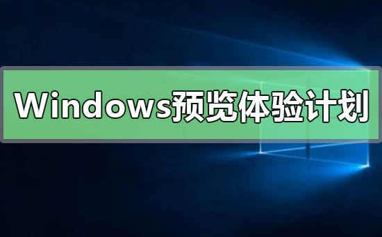Win10沒有Windows預(yù)覽體驗計劃怎么解決