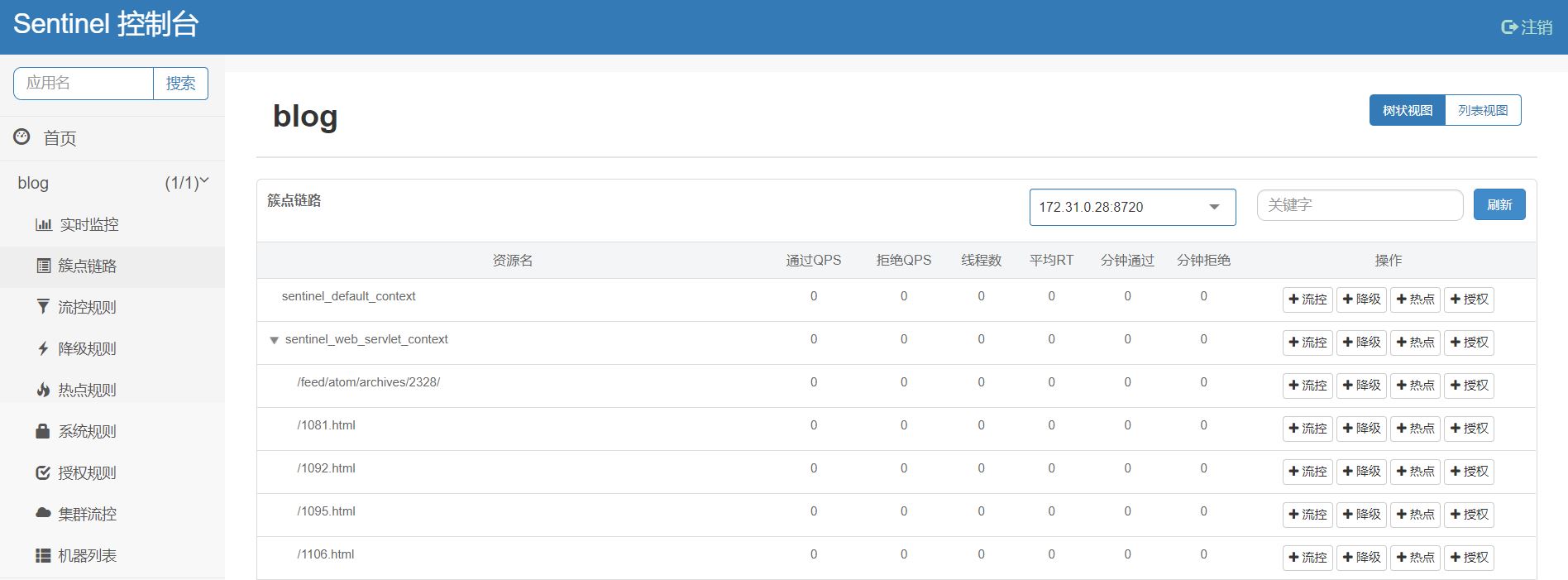 SpringBoot2.0+阿里巴巴Sentinel動態(tài)限流實戰(zhàn)(附源碼)