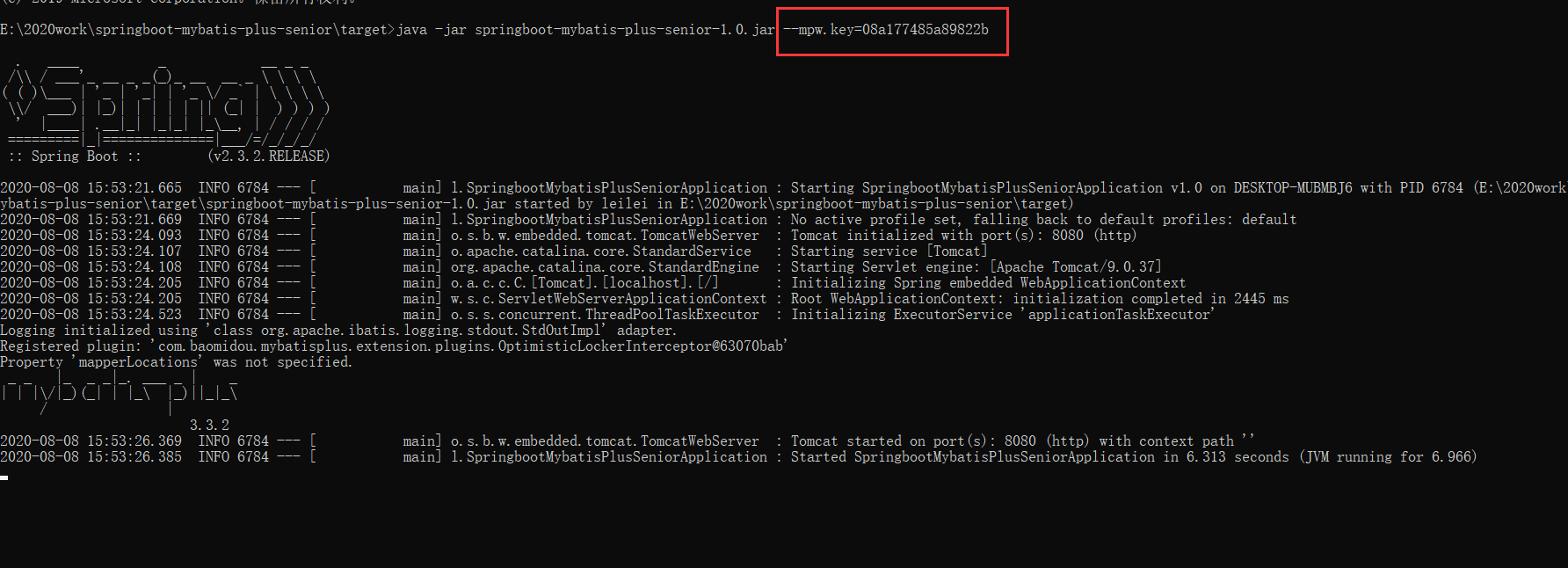 springboot2.3 整合mybatis-plus 高級(jí)功能(圖文詳解)