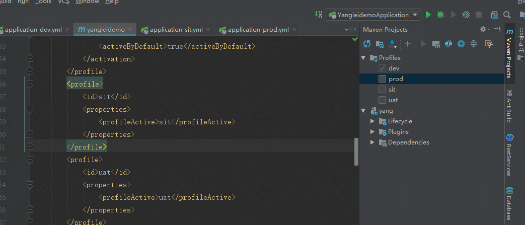 springboot 多環境配置 yml文件版的實現方法