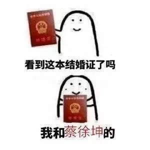 【抖音看見這本結(jié)婚證了嗎我和xxx的表情包】高清無水印分享
