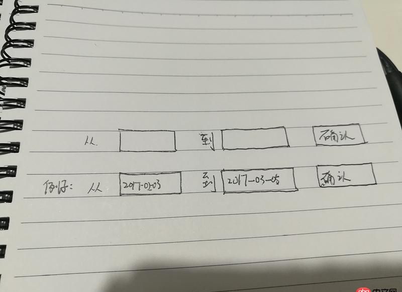 javascript - 用表單提交兩個時間段請求后臺返回對應數據時出現的一些問題！