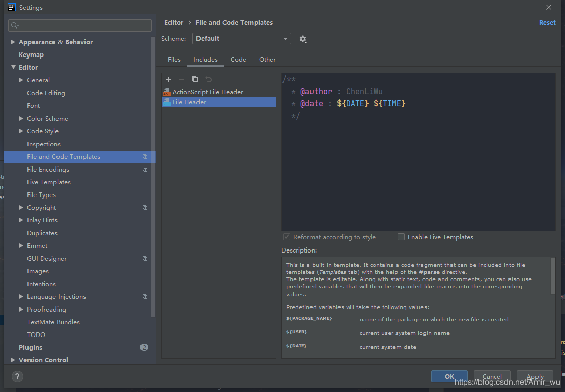 intellij idea設(shè)置統(tǒng)一JavaDoc模板的方法詳解