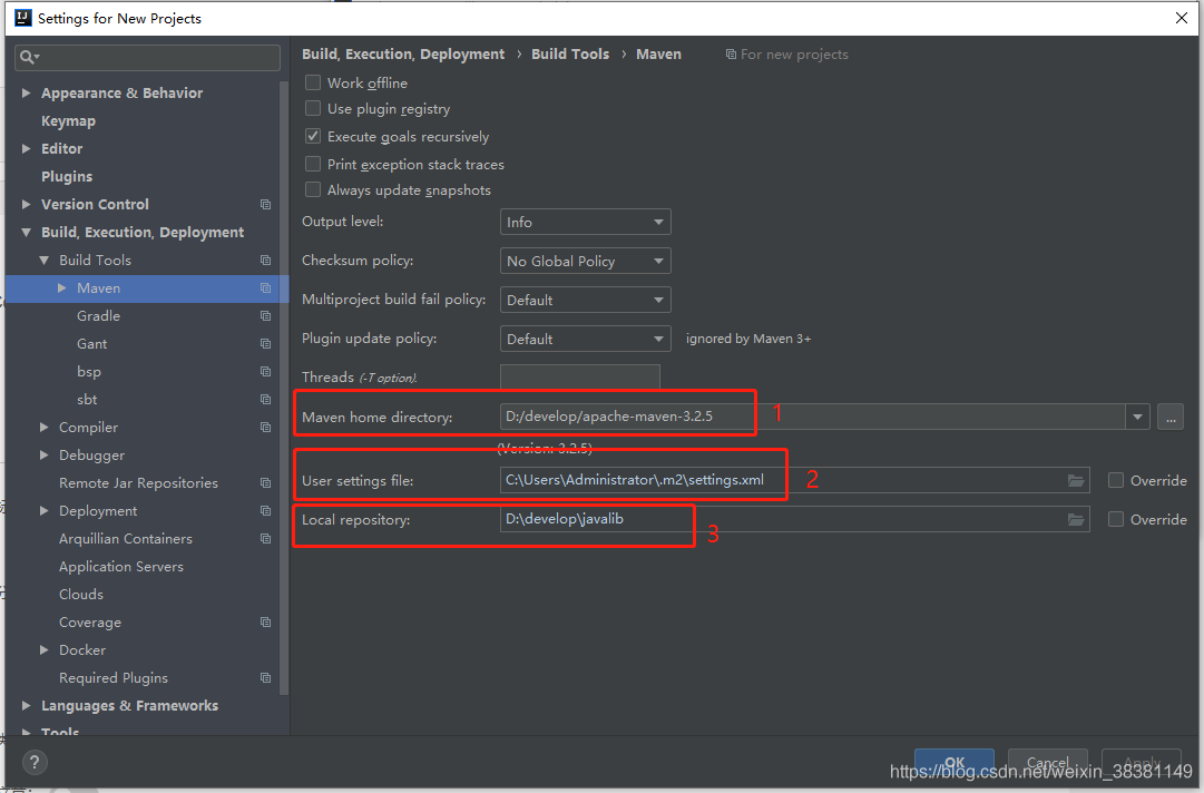 IDEA配置java開發環境(maven、gradle、tomcat)