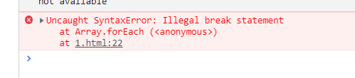JavaScript中break、continue和return的用法區別實例分析