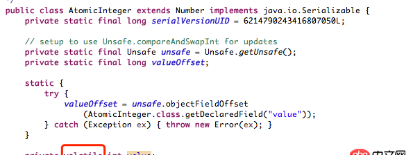java - AtomicInteger等原子類，是不是不用volatile修飾，自帶volatile屬性？
