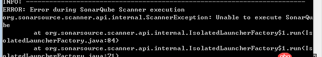 java - sonar測(cè)試遇到的問(wèn)題？