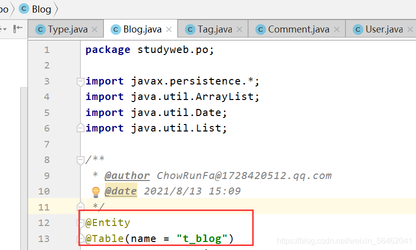spring boot 日志/頁面處理、實體類構建、后臺管理功能的實現