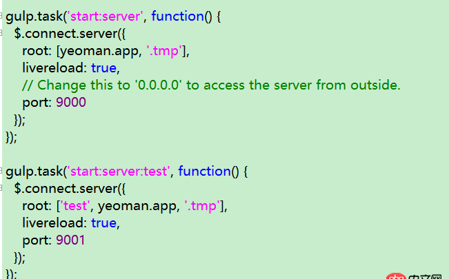 javascript - grunt server啟動(dòng)報(bào)錯(cuò)