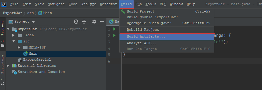 IntelliJ-Idea導出可執(zhí)行Jar流程解析