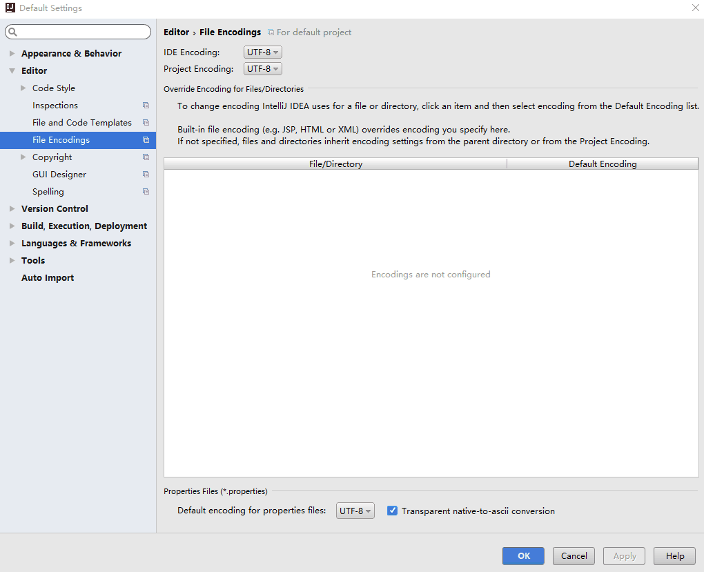 IntelliJ IDEA 統一設置編碼為utf-8編碼的實現