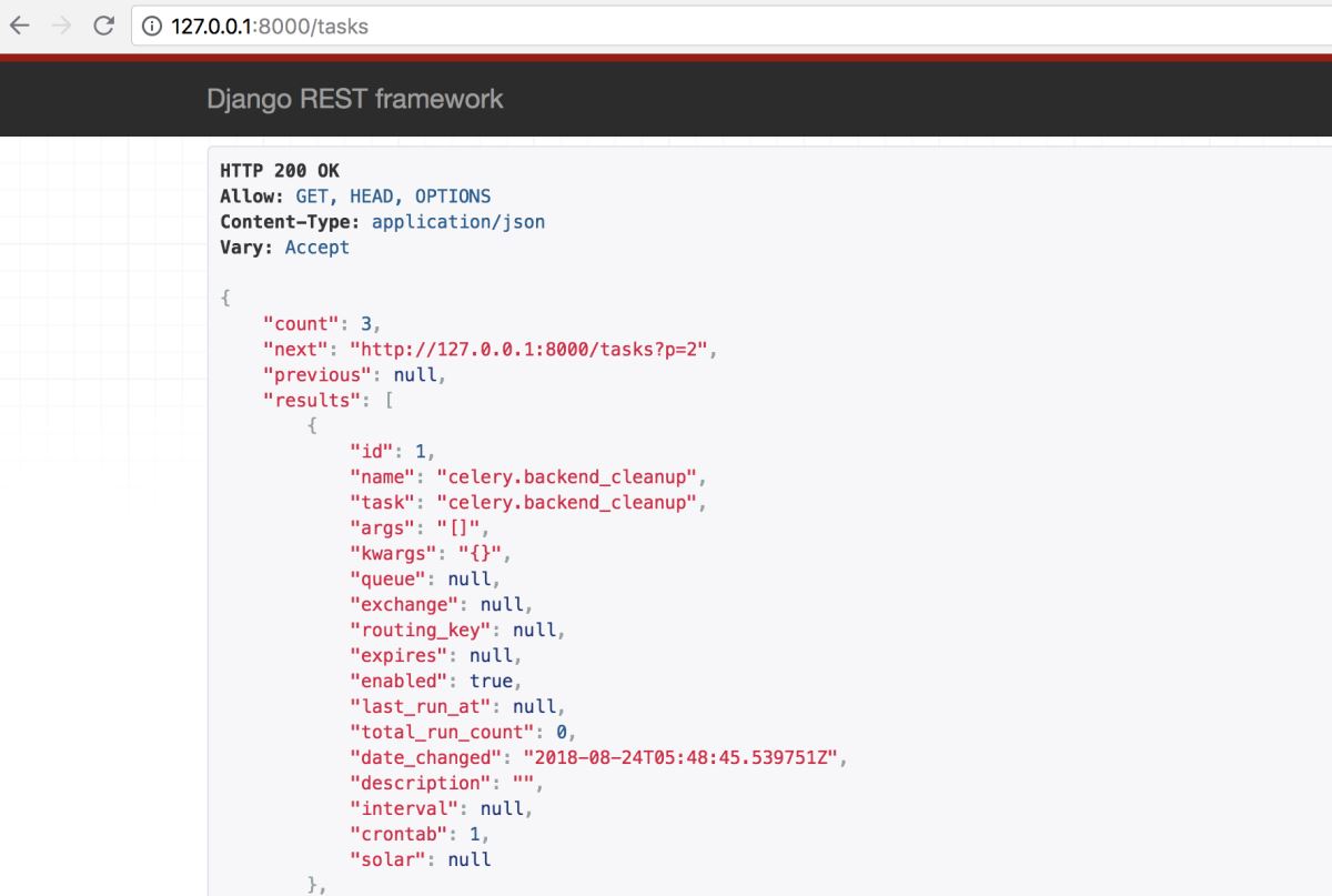 Django+Celery實現定時任務的示例