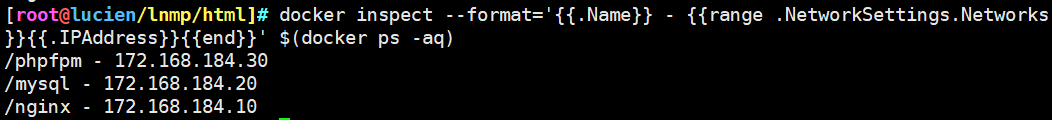 使用docker制作分布式lnmp 鏡像