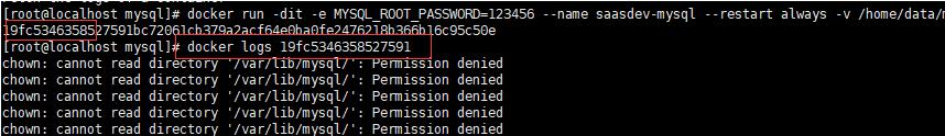 docker run -v 掛載數據卷異常,容器狀態一直是restarting的解決