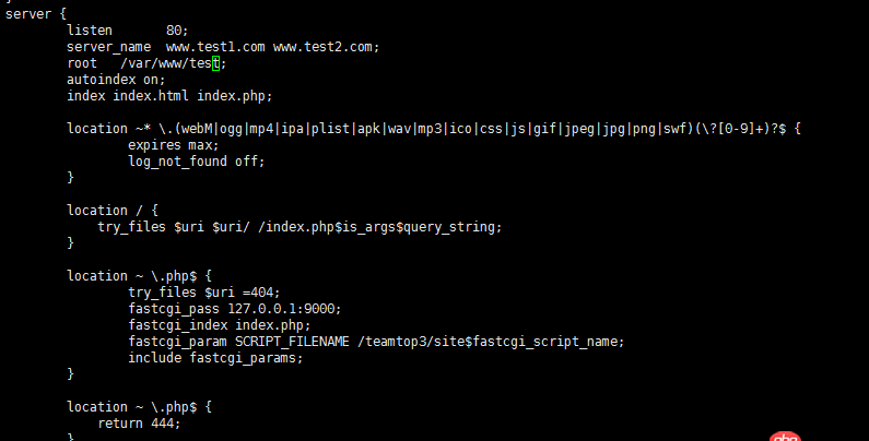 nginx中更改server_name后無法訪問？