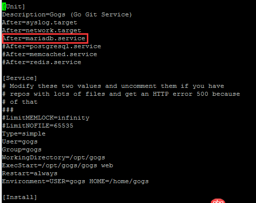 CentOS gogs服務(wù)啟動(dòng)失敗？