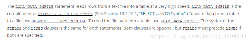 MySQL 億級數(shù)據(jù)導入導出及遷移筆記