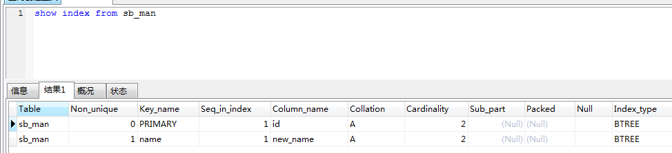 MySql索引提高查詢(xún)速度常用方法代碼示例