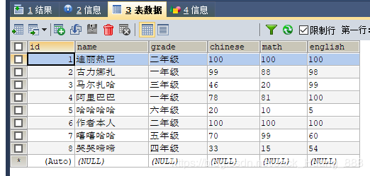 MySQL 詳細(xì)單表增刪改查crud語(yǔ)句