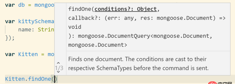 node.js - 關于mongoose方法的回調函數的參數問題，如何知道參數個數以及參數代表什么含義呢？