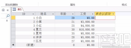 Microsoft Office Access隱藏和顯示字段的方法