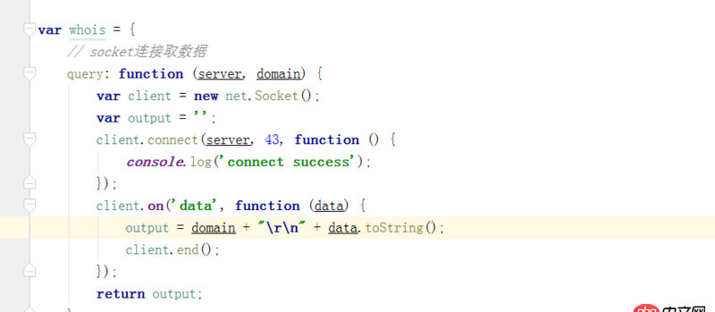 node.js - node socket出錯，這是什么原因？另外我想設置連接超時，怎么寫呢？