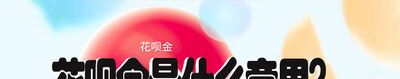 花唄金是什么意思？