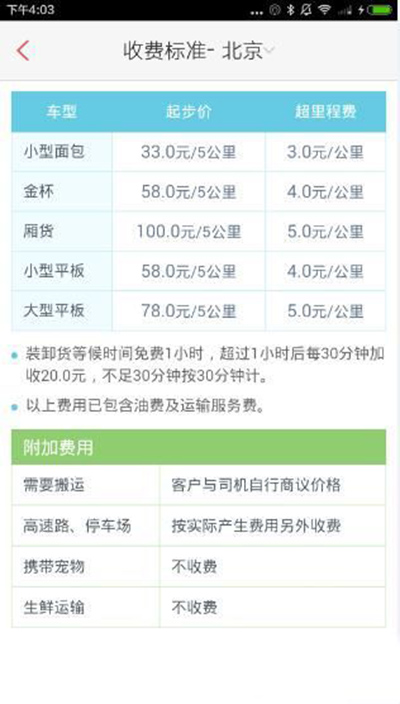 58速運(yùn)如何收費(fèi)?收費(fèi)詳情一覽