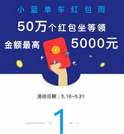 小藍單車紅包如何領取？紅包領取方法介紹