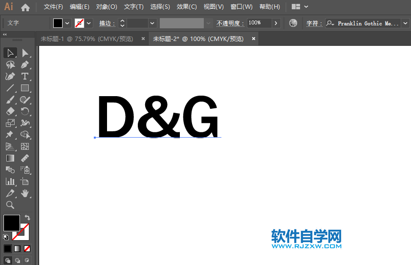ai怎么設(shè)計(jì)杜嘉班納的LOGO