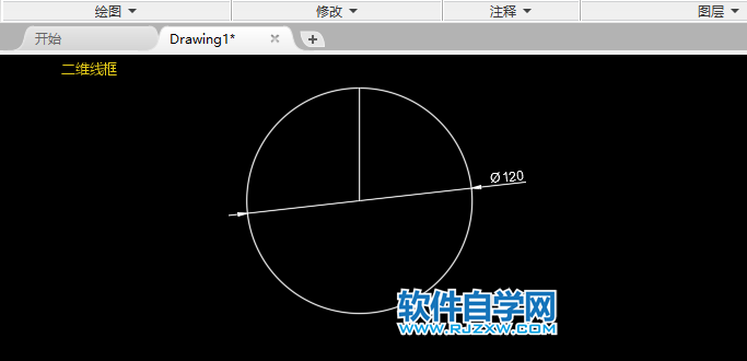 CAD怎么畫(huà)五連花圓形的方法