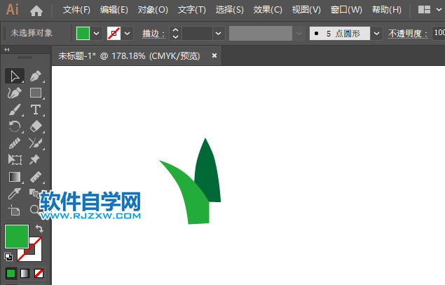 ai怎么畫(huà)蘆薈圖標(biāo)