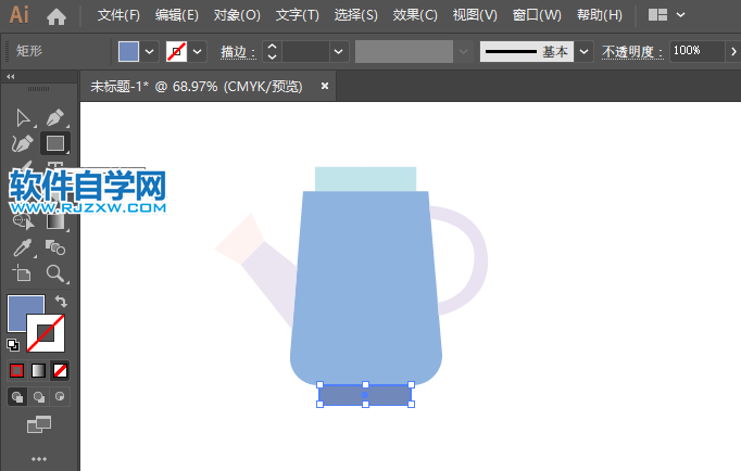 ai怎么畫灑水壺的簡(jiǎn)易圖