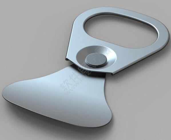 易拉罐拉環(huán)鈑金零件怎么用SolidWorks畫