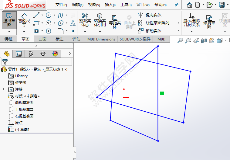 solidworks強(qiáng)勁剪裁怎么使用的方法