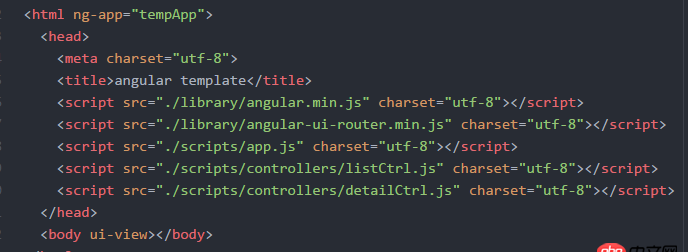 angular.js - 不適用其他構(gòu)建工具，怎么搭建angular1項(xiàng)目