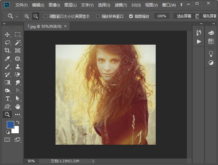 應用PS填充圖層校正照片顏色的方法