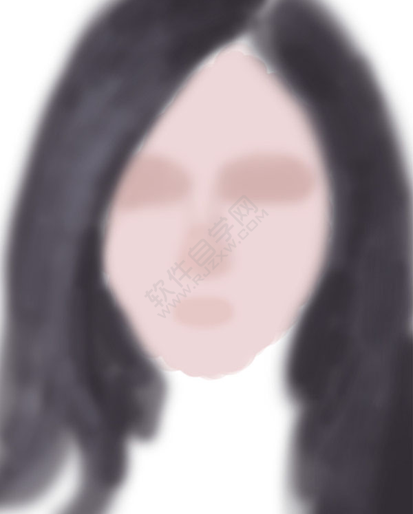 PS臨摹長發(fā)女生頭像的方法
